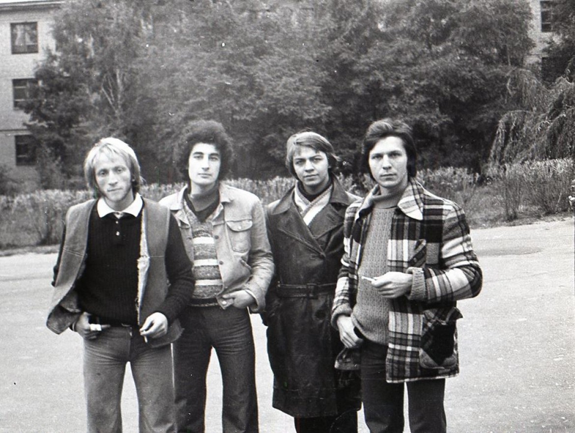 Двор ВГИИ. Воронеж, 1976 г. Фото Валерия Сыроваткина