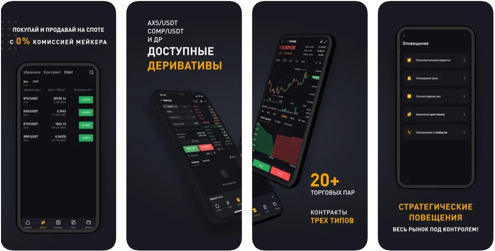 Мобильное приложение Bybit - особенности