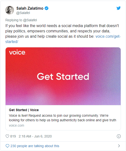 Что стоит ждать от соц. сети Voice от разработчиков EOS