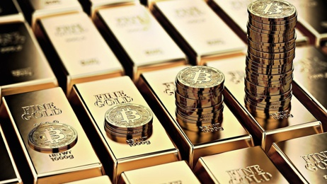 Капитализация биткоина достигла 1,62% от совокупной рыночной стоимости золота