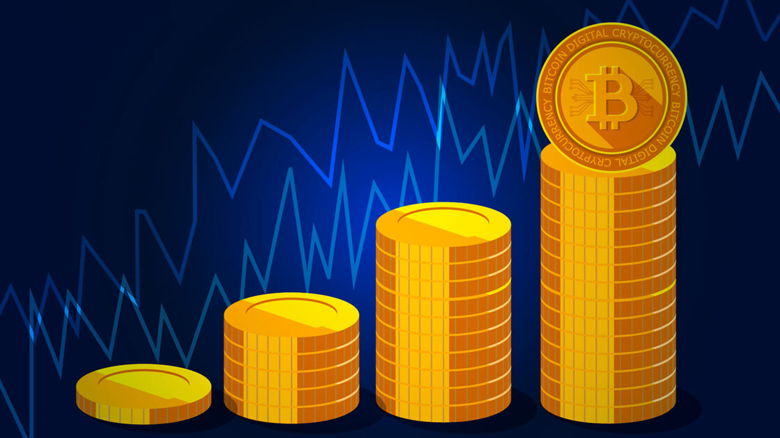 Цена Биткоина поднялась выше $14 000