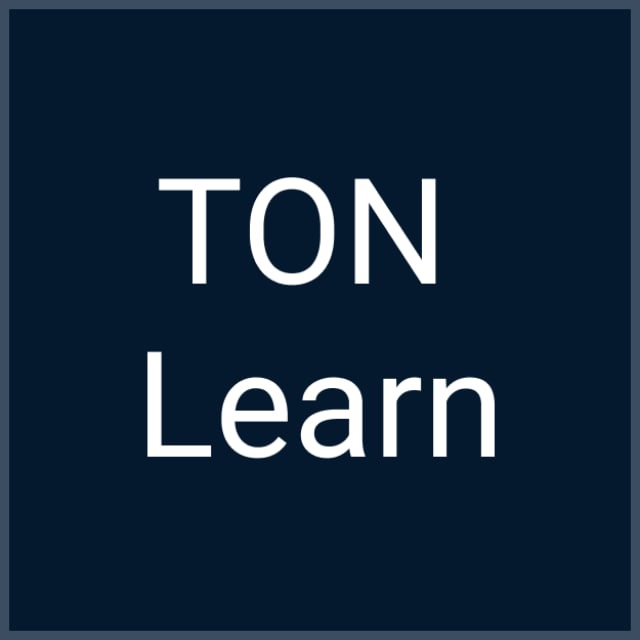 Telegram канал: TON_Learn