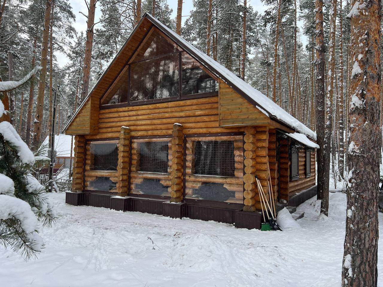 Мягкие окна зимой