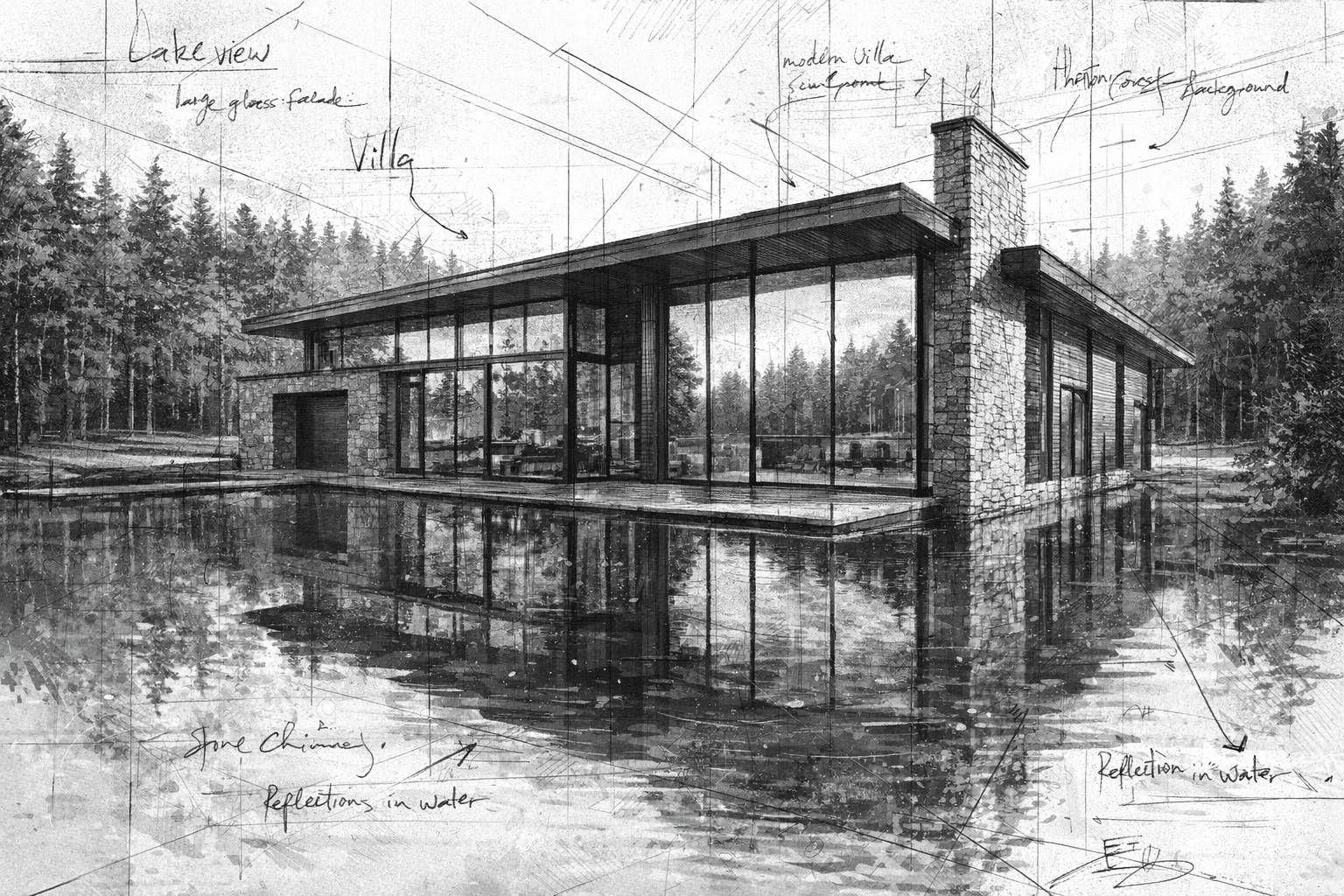 Вилла у озера