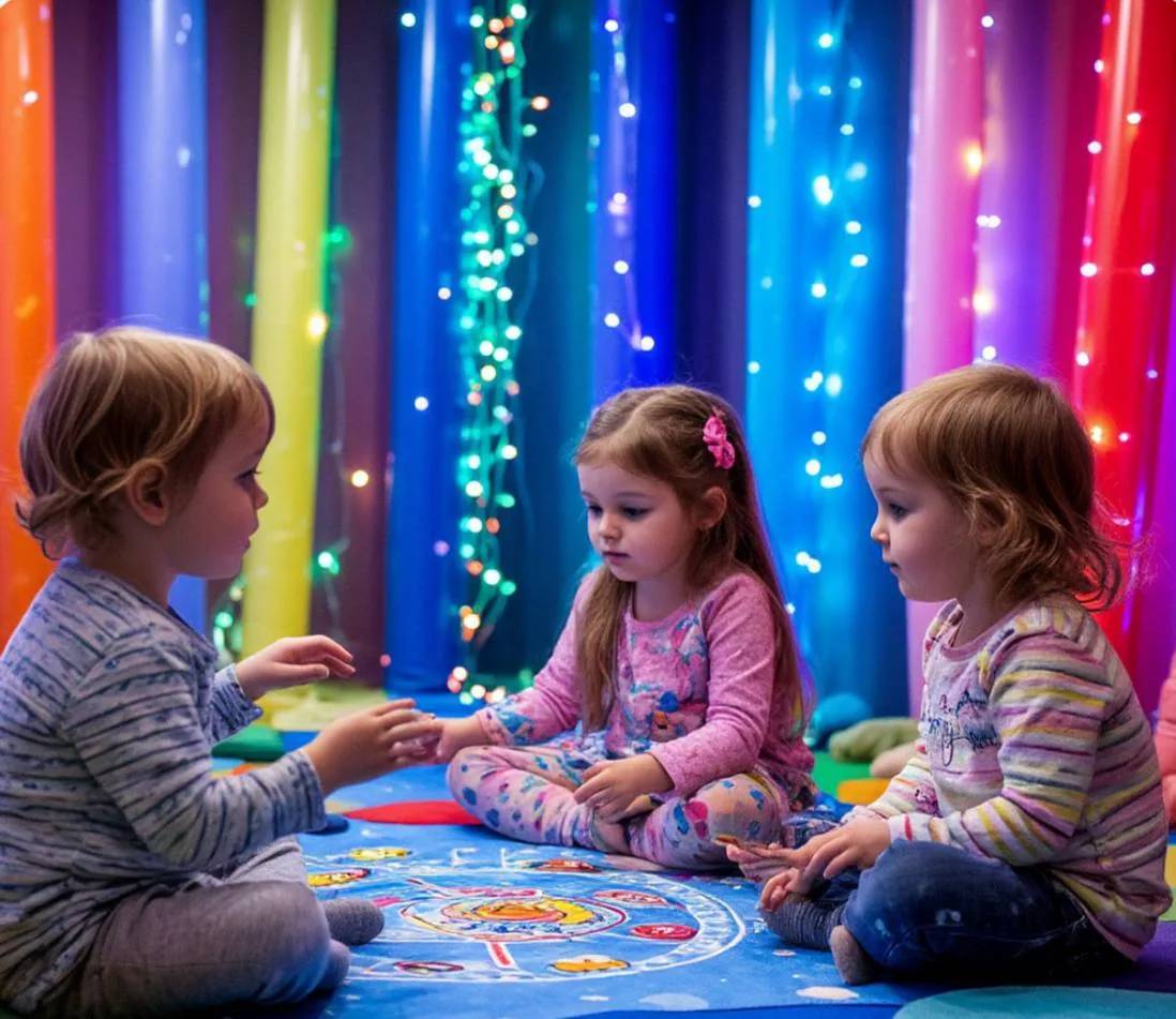 Сенсорная комната со светом