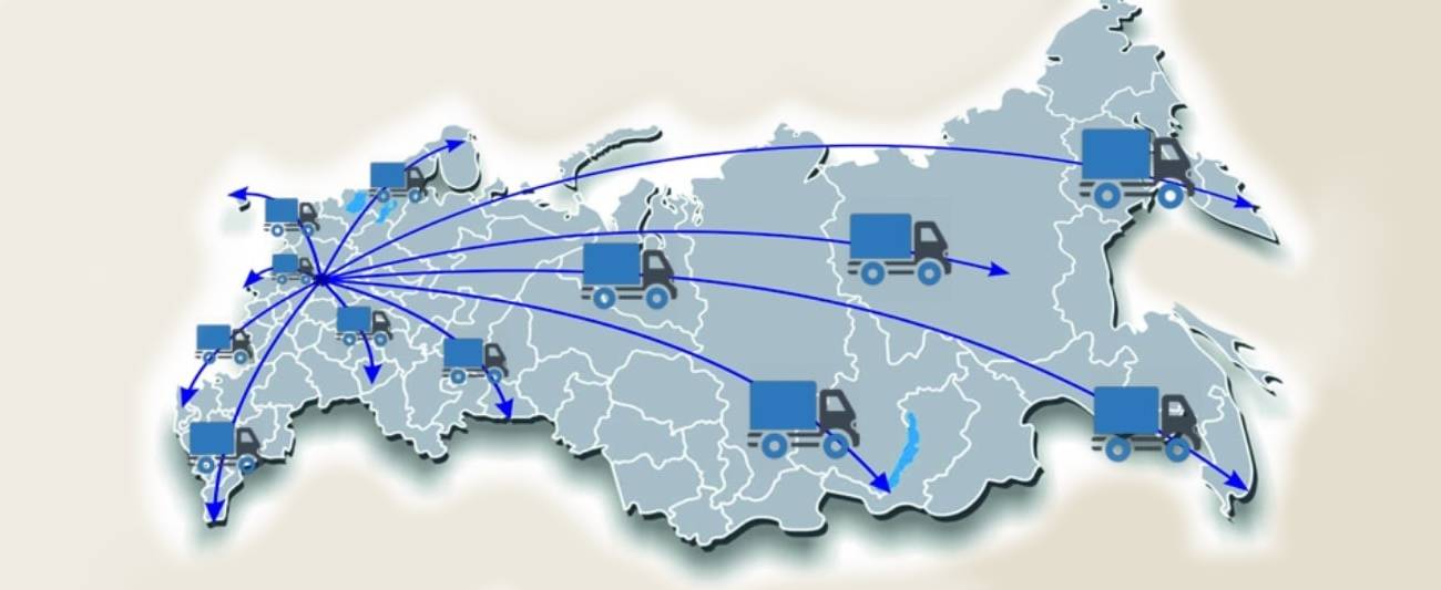 География отгрузок BIOROSSA по России