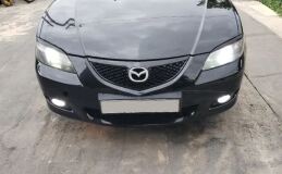 Реснички на фары для Mazda 3 седан 2003-2009