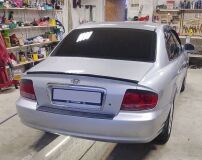 Накладки на задние фонари (реснички) для Hyundai Sonata IV (EF) 2001-2012 (рестайлинг)