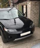 Накладки на фары (реснички) для Mitsubishi Outlander 2005-2010 дорест.