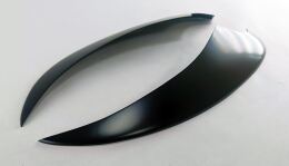 Накладки на передние фары (реснички) для Chevrolet Lanos 2005-2009