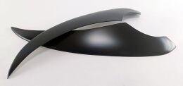 Накладки на передние фары (реснички) для Chevrolet Lanos 2005-2009