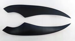 Накладки на передние фары (реснички) для Chevrolet Lanos 2005-2009
