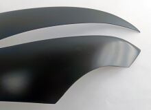 Накладки на передние фары (реснички) для Chevrolet Lanos 2005-2009