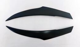 Накладки на передние фары (реснички) для Hyundai Solaris седан 2010-2014