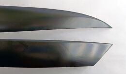 Накладки на фары (реснички) Ford Focus 2 2005-2008 дорестайлинг (ABS)
