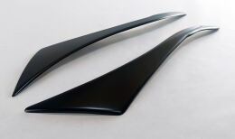 Накладки на передние фары (реснички) для Nissan Almera Classic 2007-2012