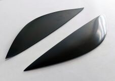 Накладки на передние фары (Реснички) Renault Sandero 2009-2013, Sandero Stepway 2009-2013