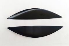 Накладки на передние фары (Реснички) Renault Sandero 2009-2013, Sandero Stepway 2009-2013
