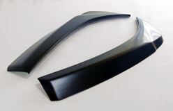 Накладки на передние фары (реснички) Toyota LC 200 2007-2011