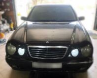 Накладки на фары (реснички) для Mercedes-Benz E-Class 210 1995-2002