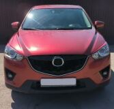 Накладки на передние фары (реснички) для Mazda CX-5 2011-2015
