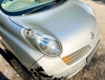 Реснички на фары для Nissan March K12 2002-2010