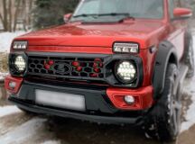 Решётка радиатора на Ниву LADA 4x4 "TITAN" (шагрень)