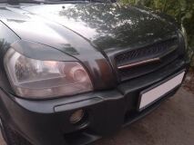 Реснички на фары для Hyundai Tucson (JM) 1 поколение (08.2004-08.2009)