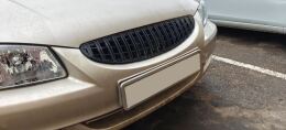 Решетка радиатора (глянец) в стиле Мерседес для Hyundai Accent 1999-2012