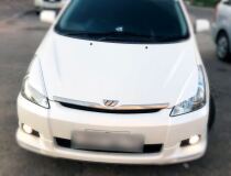 Реснички (широкие) на фары для Toyota Wish ANE10 2003-2005