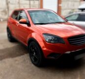 Накладки на фары (реснички) для SsangYong Actyon 2010-2013