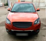 Накладки на фары (реснички) для SsangYong Actyon 2010-2013