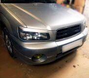Реснички на фары для Subaru Forester SG5 ДОРЕСТАЙЛИНГ 02.2002 - 08.2005