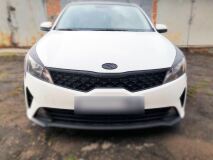 Накладки на передние фары (реснички) KIA Rio IV (седан) 2020-