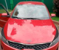 Накладки на передние фары (реснички) KIA Rio IV (седан) 2020-