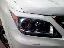 Реснички на фары для Lexus LX 570 2012-2015 (рестайлинг)