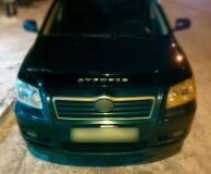 Накладки на фары (реснички) для Toyota Avensis T 250 2003-2008