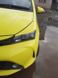 Реснички на фары для Toyota Vitz 2010-2014