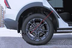 Защита задней арки (без скотча) для Haval F7 2024-