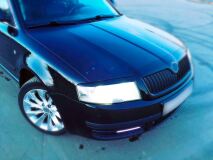 Реснички на фары для Skoda Superb 2001-2008