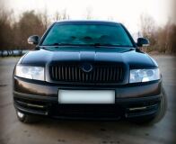 Реснички на фары для Skoda Superb 2001-2008