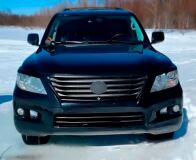 Реснички на фары LEXUS LX570 2007-2012 J200