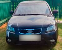 Накладки на передние фары (реснички) для Kia Rio 2 2005-2011