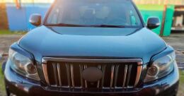 Накладки на передние фары (реснички) Toyota LC Prado 150 2009-2013