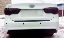 Накладка на задний бампер Kia Rio 3 седан 2011-2015