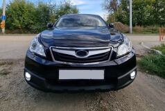 Накладки на передние фары (реснички) для Subaru Legacy 2009-2012
