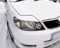 Реснички на фары (широкие) для Toyota Corolla NZE120,121 2000-2007