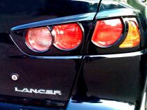 Накладки на задние фонари Mitsubishi Lancer 10 (седан) 2007-2017