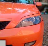 Реснички на фары для Mazda 2 2002-2007, Mazda Demio 2002-2005