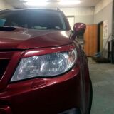 Реснички на фары для Subaru Forester 2007-2013
